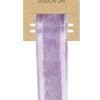 Shimmering lavender ribbon 2 meters long from Glick Luxury Accessories, perfect for gift wrapping and decoration. Elegant and high-quality satin ribbon adds a touch of luxury to any project.