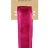 Pink luxury satin ribbon 2m for gift wrapping or craft projects, ideal for special occasions, decorating presents, or DIY accessories. High-quality Glick Ribbon for elegant finishing touches.