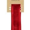 Red luxury ribbon for gift wrapping and decoration, 2 meters long, ideal for special occasions and gift embellishments.
