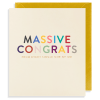 Massive Congrats card