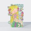 Birthday wishes mermaid card