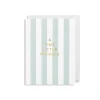 A tiny little Miracle card striped blue