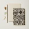 Ebony tile little note card