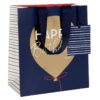 Giftbag Medium Birthday Balloon Navy