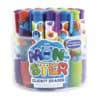 Clickit Eraser Mon-Star colorful reusable click pens with fun monster designs for kids, perfect for school and art projects, available at The Wraperie.