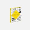 Colorful street art poster with black and white doodles and a bright yellow geometric overlay, showcasing vibrant urban art designs and graffiti-inspired illustrations.
