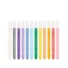 Brightly colored multi-purpose markers in various shades neatly aligned on a beige background. Perfect for art, crafts, and school projects, showcasing vibrant colors and smooth ink flow from The Wraperie.