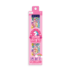 Unicorn-themed set of 12 graphite pencils with colorful, whimsical designs for kids, featuring unicorn motifs, ideal for school or art projects, perfect for young children who love fantasy characters.