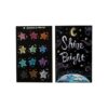 Colorful chalkboard art with motivational messages and celestial illustrations, promoting positivity and inspiration at The Wraperie. Perfect for highlighting creative, artistic, and uplifting themes.