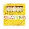 Bright and colorful Crayons set featuring 24 vibrant crayons in a cheerful honeycomb-themed box, perfect for children's art projects and creative activities.