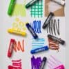 Brightly colored Chunkies paint sticks showcasing vibrant colors perfect for creative arts and crafts projects. Great for kids' art activities, DIY crafts, and playful coloring at The Wraperie.