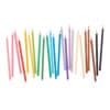 Bright array of colorful pencils arranged randomly, showcasing a variety of shades perfect for art, design, or creative projects.