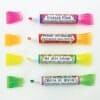 Tickled Pink highlighter and ballpoint pen, colorful pastel highlighters for students and artists, vibrant stationery accessories from The Wraperie.