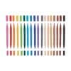 Vibrant set of colorful markers with removable caps, ideal for creative projects, art, and craft activities. Bright and washable ink pens in a variety of colors for all ages.