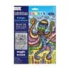 Brightly colored octopus painting kit with magic paint sheets and water-activated colors, perfect for kids' creative art projects and ocean-themed entertainment.