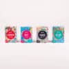 Mini city map puzzles featuring London, NYC, Paris, and Atlas, perfect for travel enthusiasts and puzzle lovers. Cute, colorful packaging with detailed city illustrations on each puzzle box.