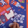 NASA rocket themed sticker set for kids, space exploration design, fun educational activity, space-themed decor, and astronaut stickers for children.