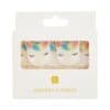Colorful unicorn-themed candles with pastel rainbow manes and closed eyes, perfect for kids' parties and unicorn lovers.