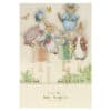 Colorful watercolor cake toppers featuring animals like cats, bunnies, birds, and ducks, perfect for decorating cakes and celebrating special occasions or birthdays.