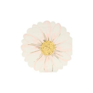 Vibrant floral wrap design with soft pink petals and gold accents, perfect for custom gift wrapping and special occasions at The Wraperie.