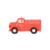 Colorful paper fire truck toy, perfect for children’s play and imaginative activities. A cute and vibrant fire engine with "Engine No. 1" design, ideal for kids' toys, parties, or educational purposes.