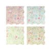Soft floral patterned fabric wraps in pastel colors, perfect for custom food wraps, eco-friendly, reusable food storage, vibrant design, sustainable, kitchen accessories, decorative wraps, vegan, biodegradable.