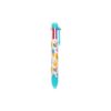 Bright colorful ice cream and watermelon themed gel pen with blue accents, perfect for fun stationery and writing needs.