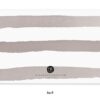 Elegant gray and white striped notebook cover with 