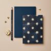 Elegant birthday card with a starry night design and golden message, perfect for special celebrations.