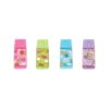 Colorful kids' sanitizer bottles with cute fruity and rainbow designs, suitable for children and toddlers, featuring vibrant pastel shades for fun and hygiene on the go.