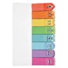 Colorful array of decorative bookmarks with cute monster faces in bright colors, perfect for children's books or fun gift ideas. Vibrant and playful designs add character to reading materials.
