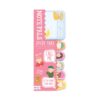 Colorful sticky tabs with playful illustrations and phrases like "Call Me" and "Let Me Mark Your Page" ideal for journaling, planners, and scrapbooking, perfect for organizing and adding personality.