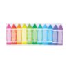 Brightly colored highlighters in rainbow shades on a white background.