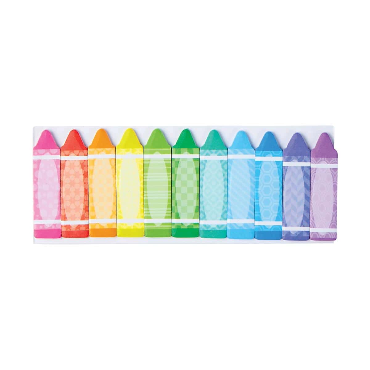 Brightly colored highlighters in rainbow shades on a white background.