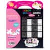 Vibrant unicorn-themed coloring book featuring black and white pages designed to enhance creativity and fine motor skills in children age 3 and up.