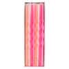 Bright pink and peach twisted birthday candles set in elegant packaging, perfect for cake decoration and special celebrations. Add a touch of charm to any birthday with these colorful candles from The Wraperie.