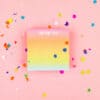 Pink pastel confetti birthday card with "You Got This" message on a pink background, surrounded by colorful confetti for celebration and motivation, perfect for inspiring moments and positive vibes.