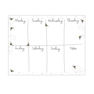 Weekly planner bees