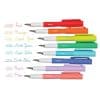 Colorful Ooly gel pens with matching ink for vibrant writing and drawing, displayed in red, orange, yellow, green, blue, purple, and pink. Perfect for artistic, creative projects and note-taking.