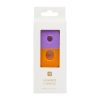Vibrant number candles in purple and orange, perfect for birthdays and celebrations from The Wraperie, adding colorful flair to your special moments.