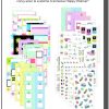 Colorful Happy Planner sticker sheets with fun designs including smiley faces, shoes, and accessories, perfect for customizing and personalizing planner pages for a joyful organization experience.