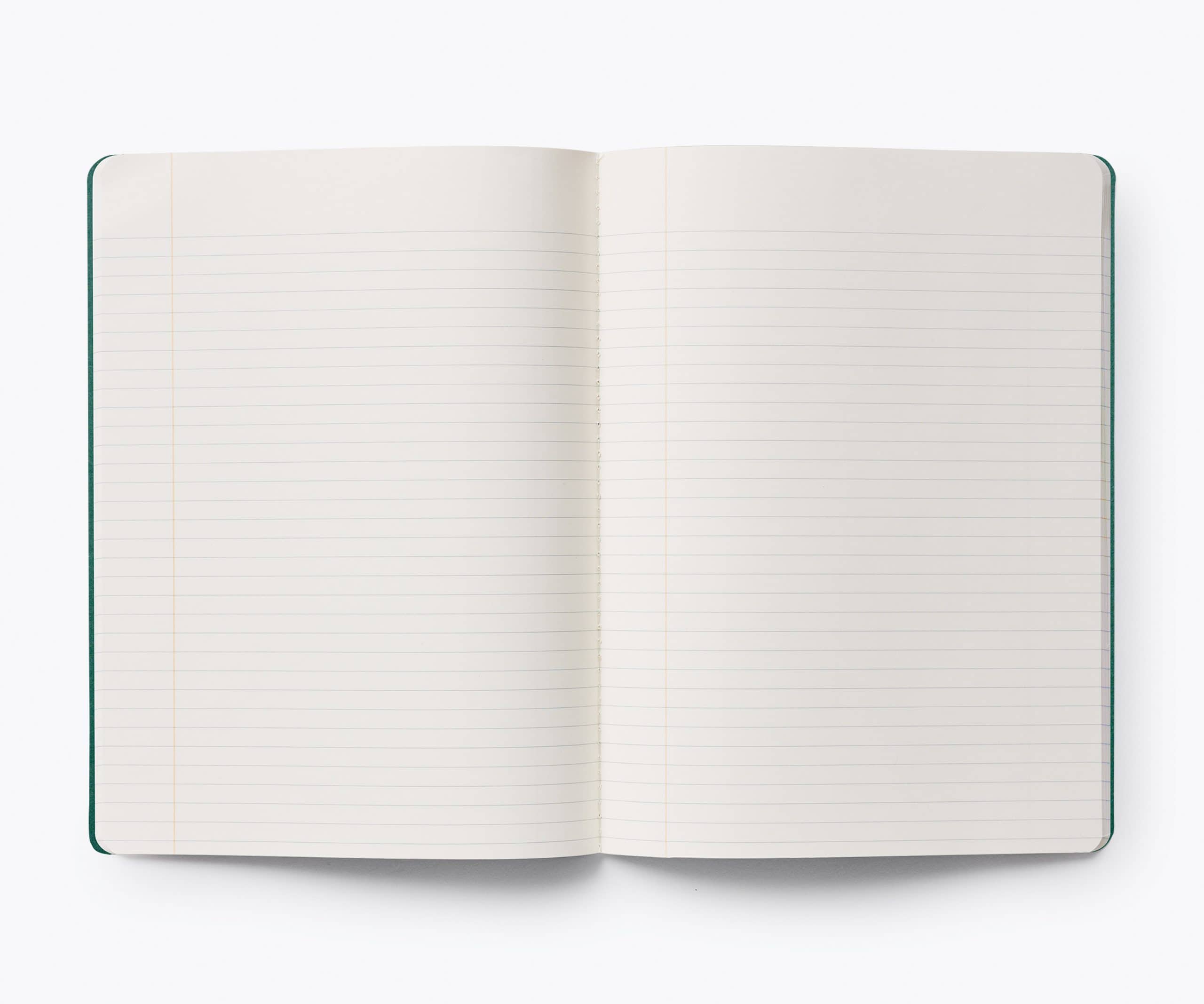 Garden party ruled A4 notebook – The Wraperie