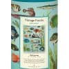 Vibrant vintage aquarium puzzle box featuring colorful sea life illustrations for marine enthusiasts and puzzle lovers. Perfect for decorating or educational aquarium-themed activities.