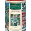 Vintage Japanese Woodblock Puzzle with traditional Japanese artwork, scenic landscapes, temples, and cultural elements, 1000-piece puzzle for art lovers and puzzle enthusiasts.