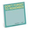 Sticky note with 