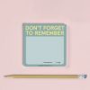 Notes to Remember Memo Pad for Daily Reminders and Notes, ideal for home, office, or school use, featuring a minimalist design with checkboxes for 