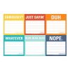 Seriously? just sayin’ duhh humorous sarcastic notepad for funny office or casual notes and jokes.