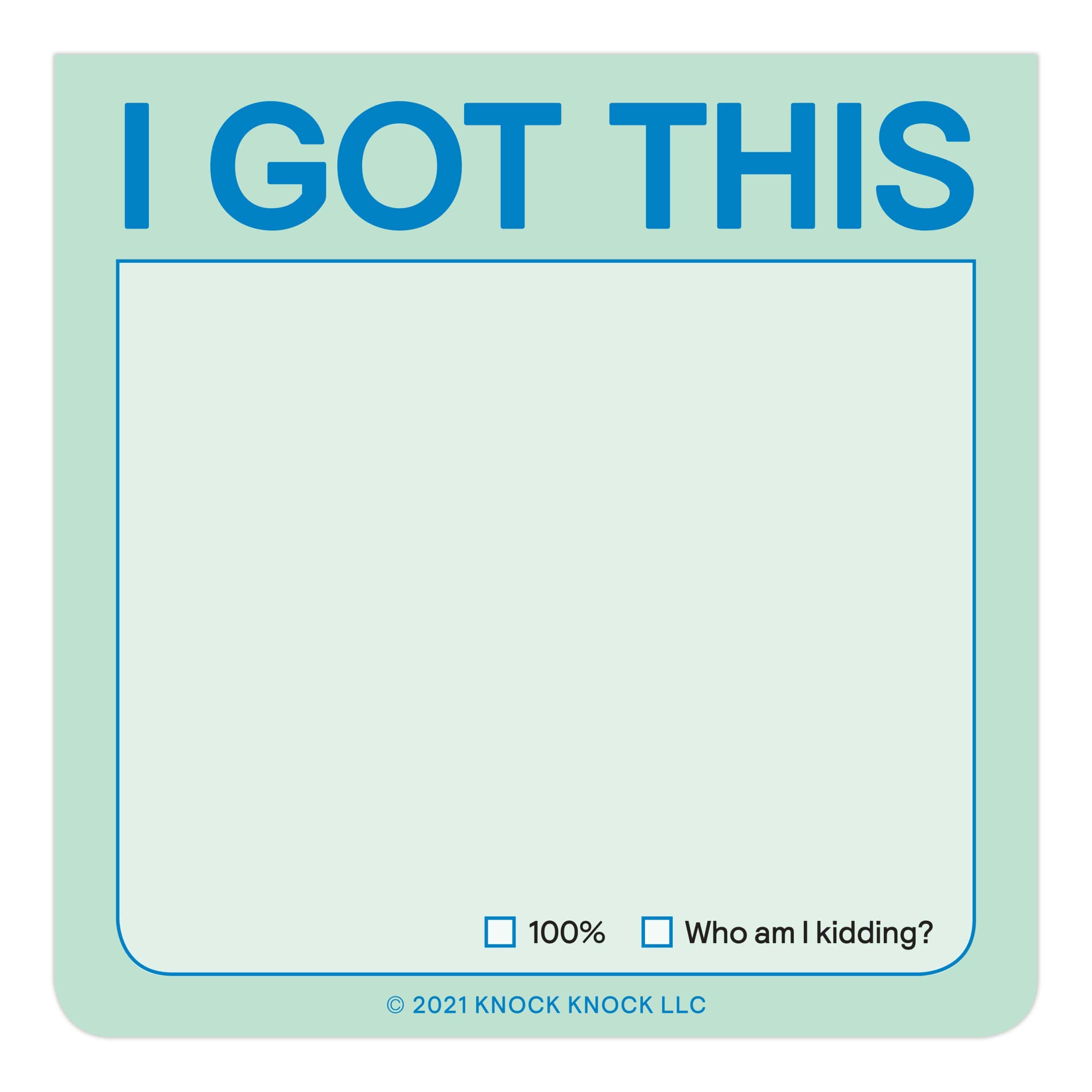 I Got This, motivational, note-taking, self-confidence, personal growth, the Wraperie, positive affirmations, customer success story, inspirational quote, custom stationery, mental health support, stationery design, greeting card, printable note, encouragement, self-esteem boost.