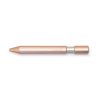 Shimmery rose gold lip crayon by The Wraperie, a versatile makeup product for lip color and contouring, sleek metallic design, perfect for on-the-go beauty applications.