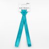 Satin ribbon in vibrant turquoise color, 2 meters long, perfect for gift wrapping, decorating, and craft projects. Luxury satin ribbon with smooth finish for elegant presentation and personalized touches.